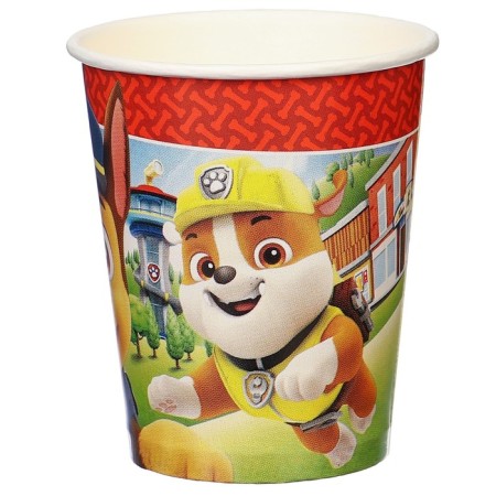 Paper glass "Happy Birthday!", 250 ml, puppy patrol-2