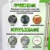 Anchor bolt of scrap, with a nut, galvanized, 12x200 mm, 40 pcs