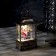 LED figure "Santa Claus and Christmas tree" 7.6 × 13.5 × 3.2 cm, plastic, batteries AG13x3, glow warm white