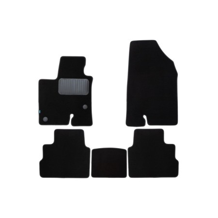 Rugs in Premium Salon for Haval Dargo 2022- Crossover, 5 pcs., Textile