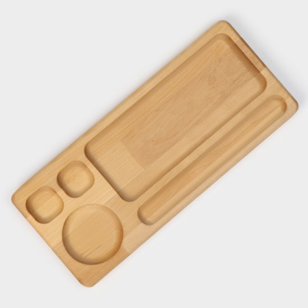ADELICA dish "Rolls and Sushi", 30 × 13 × 1.8 cm, an array of birch-9
