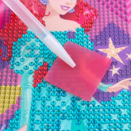 Diamond mosaic, 16x10.5 cm, princesses-1