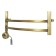 Domoterm electric heated towel rail "Calipso", 500 x 985 mm, 12 crossbars, lion, bronze