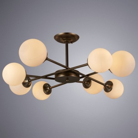 Ceiling chandelier Arte Lamp Marco A2703PL-8SG, E14, 8x60 W, 81x81x34 cm, golden-2