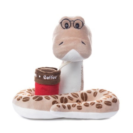 New Year! Soft toy "Snake Coffeent", 24 cm