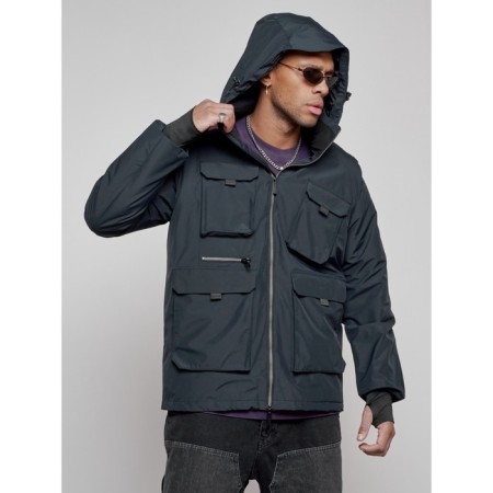 Luy jacket transformer male winter, size 48, dark blue color-5