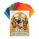 Colored paper A4, 16 sheets, 16 colors "anime", bilateral, in the folder, 65 g/m2
