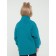 Sweatshirt for girls, height 110 cm, emerald color