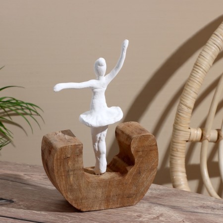 Souvenir "Ballerina" Polim. resin, mankid tree 18x7x24 cm-3