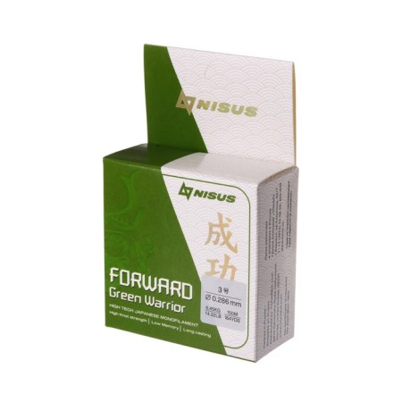 Nisus Forward Warrior fishing line, diameter 0.286 mm, test 6.45 kg, 150 m, green-1