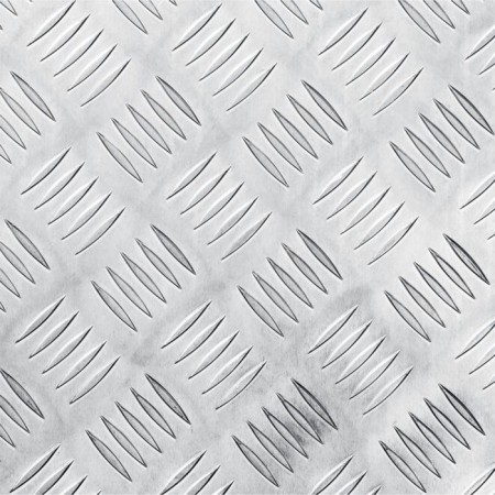 The corrugated sheet of the bison quintet 53832, aluminum, 600x600 x1.5 mm-2