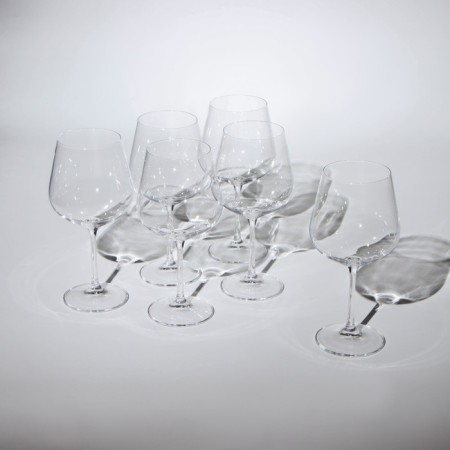 Set of glasses for the wine Strix, glass, 600 ml, 6 pcs