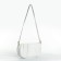 Bag Cross-Bodi with a zipper, white color