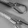 Handle for bag, 55 cm, silver color