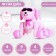 Robot dog Charlie IQ Bot, on the control panel, interactive: sound, light, dancing, musical, on batteries, in Russian, pink