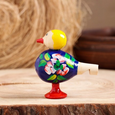 Whistle "Bird", 8.5 cm, mix, manual painting-2