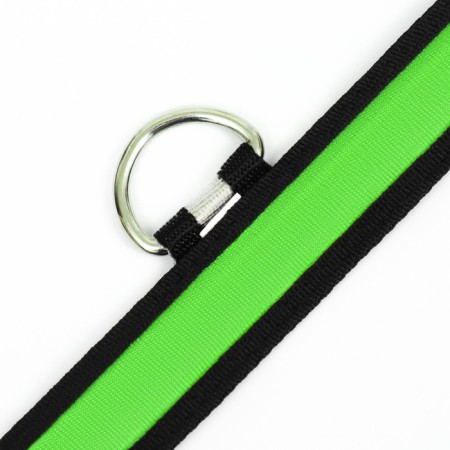 Collar with backlight Flash 3 glow modes size L, Osh 45-52 x 2.5 cm Green-8