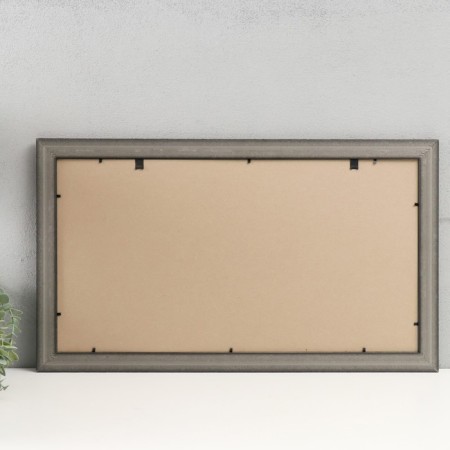Photo frame plastic 10x15 cm, with a paspartm, 8 photos, (plastic screen), brown-2