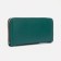 Women's wallet with lightning, green color
