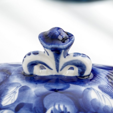 Maslek "Littleness", Gzhel, Porcelain, 13x10 cm-4