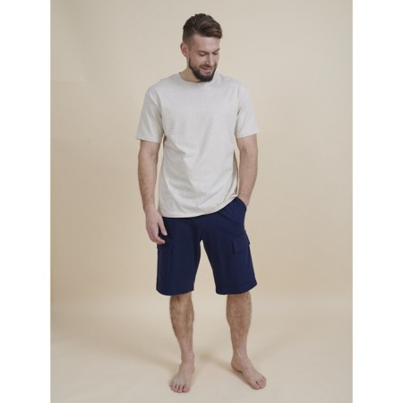 Male T -shirt, size XL, beige color-5