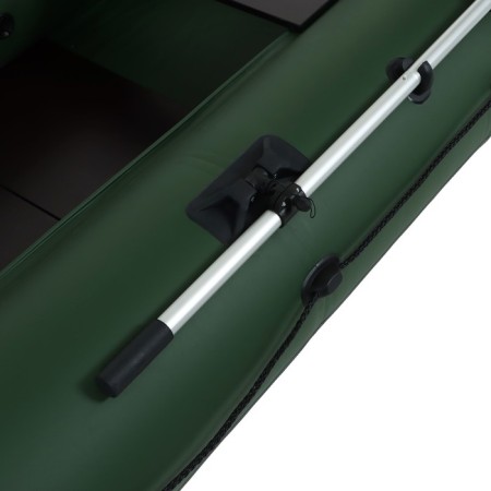 Yugana V-270 PC boat, rheck shafts, olive color-9