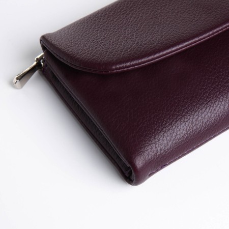 Women's wallet on magnet, purple color-2