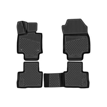3D mats in a salon for Toyota RAV4 (XA50), 2019-, crossover, 4 pcs.