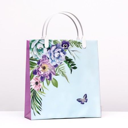 Package "Butterfly and Flowers", soft plastic, 25 x 24 x 9 cm, 140 μm
