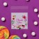 BOPP package with sticky tape, "Thank you", 7*7+3cm