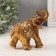 Souvenir Polystone "Elephants, Popon with Rhinas" set 7 pcs h = 9.5; 8.5; 7.5; 6.5; 5.5; 5.3; 5 cm
