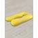 Pregnant for pregnant women anatomical, size 72 × 340 cm, cilia, yellow