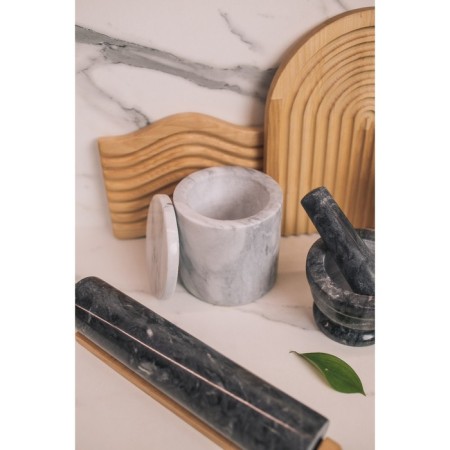 Bank for bulk products Magistro Aleo, Marble, 400 ml, D = 10.5 cm, color gray color-6