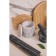 Bank for bulk products Magistro Aleo, Marble, 400 ml, D = 10.5 cm, color gray color