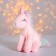 Soft toy "Unicorn with flowers", Mix color
