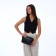 Bag-clate on the magnet, strap on the wrist, black color