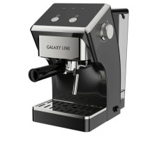 Кофеварка Galaxy LINE GL 0756, рожковая, 1500 Вт, 1.5 л, капучинатор, чёрная