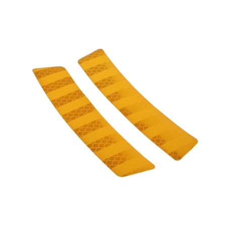 A car sticker, reflective, 13.5 × 2.5 cm, yellow, set 2 pcs-2