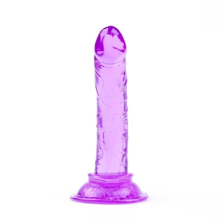 Falloimitator Realist Oka-Khpoki, on the suction cup, anal, gel, 12 x 2.5 cm, lilac-1