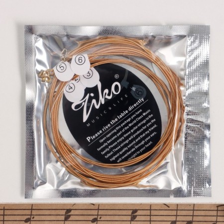 Crins of the acoustic guitar Ziko DP-012, 12-53, phosphorus bronze-3