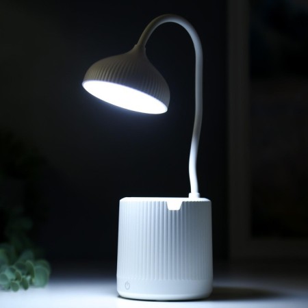 Table sensory lamp 79957/1 LED 6W USB AKB 3 mode white 9x9x41 cm Risalux-3
