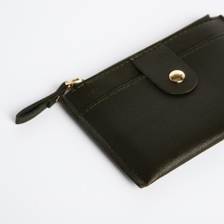 Cardholder with lightning, green color-2