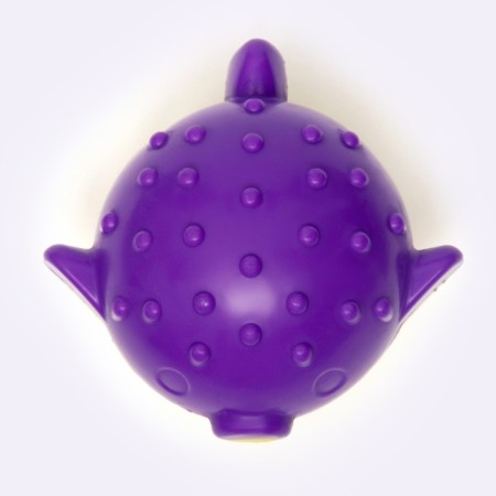 Truga toy "Fugu" TPR, 9 cm, purple/yellow-2