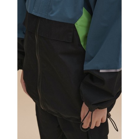 Vetrovka for boys, height 110 cm, sea wave color-13