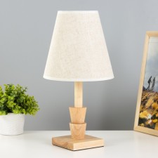 Eln table lamp E27 40W light wood 19.5x19.5x38 cm Risalux