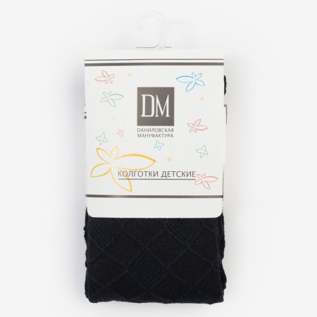 Pantyhose children, dark blue color, height 146-152-11