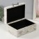 Casket wood to the leatherette "stone" 24x16x10.3 cm