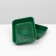 A medium toilet with a mesh of 36 x 26 x 6.5 cm, green,