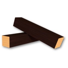 A column for the floor skirting board MDF Wenge, packaging 6 pieces