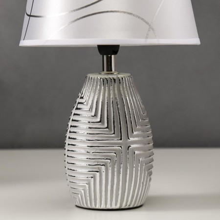 HELP lamp 16193/1 E14 40W gray with silver 20x20x33 cm Risalux-4